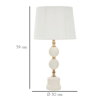 LAMPA STOŁOWA NAPOLI 30X59 cm